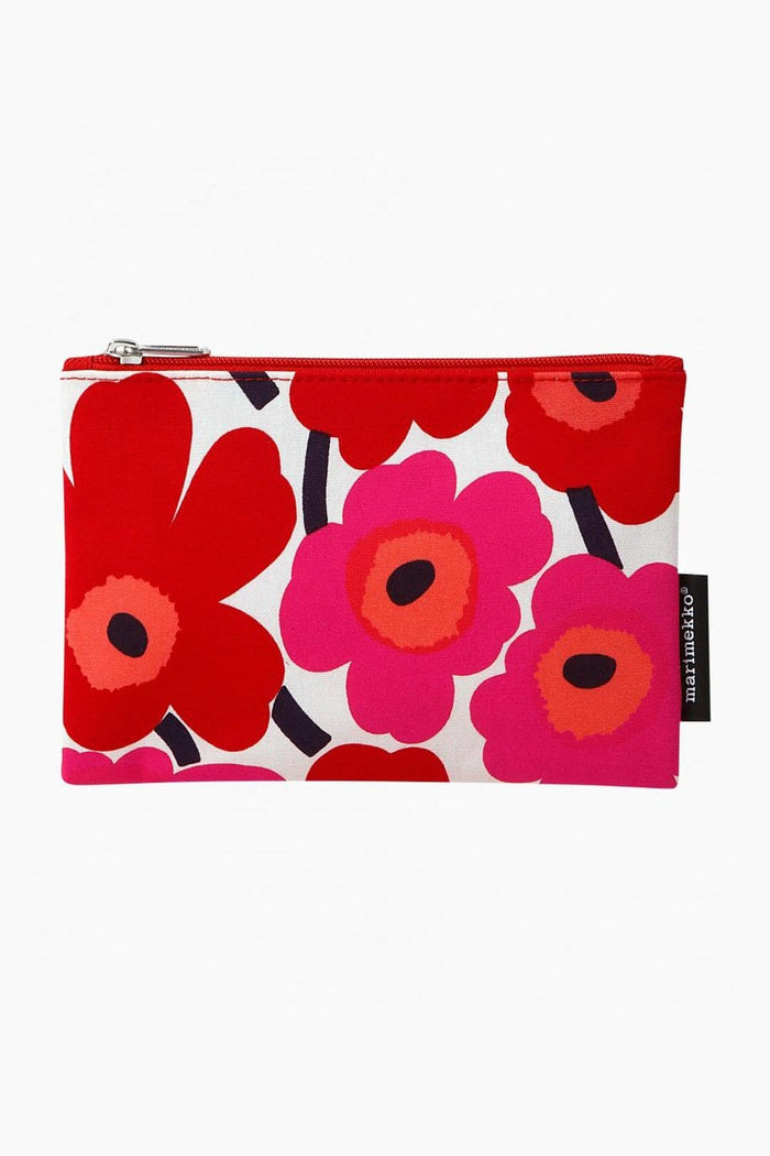 Marimekko Kaika Mini Unikko Red Pouch