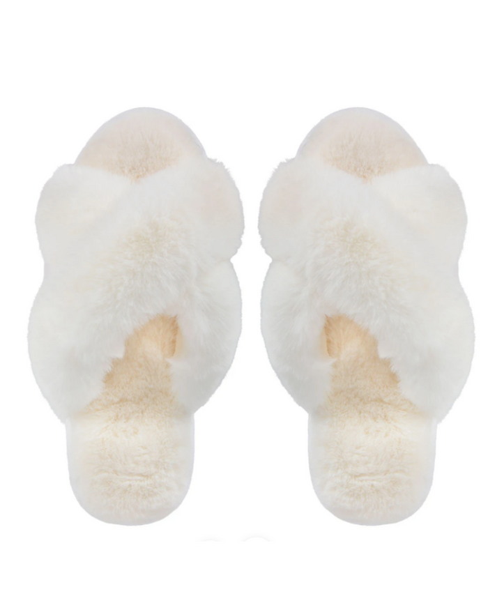 Me Moi Beverly Fur Plush Slipper Myselflingerie.com