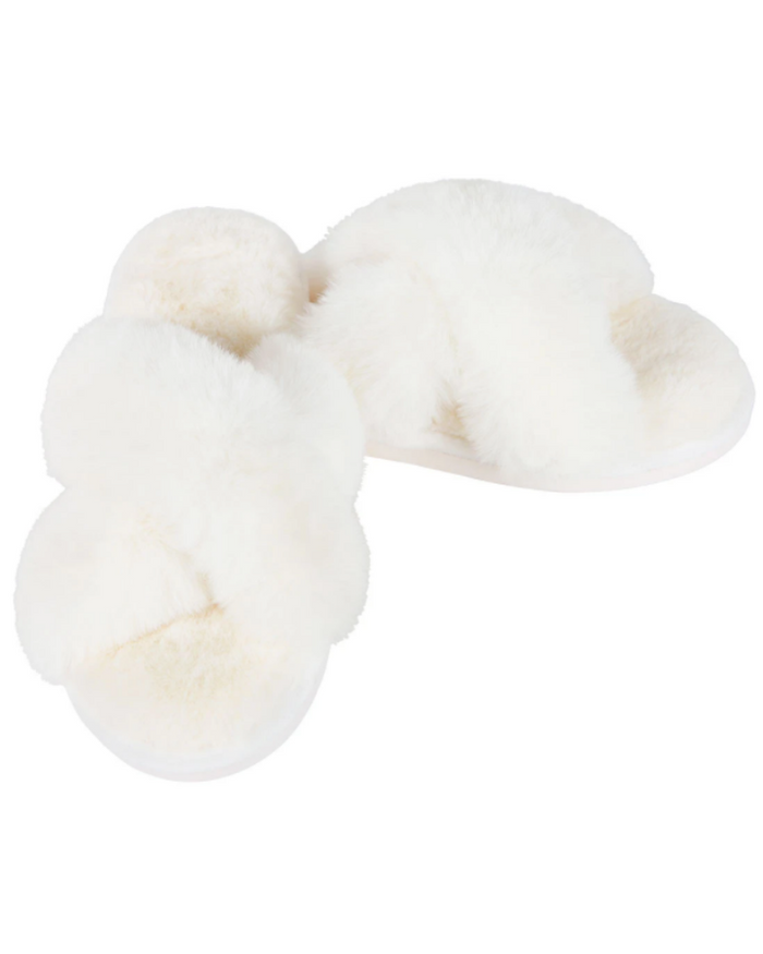 Me Moi Beverly Fur Plush Slipper Myselflingerie.com