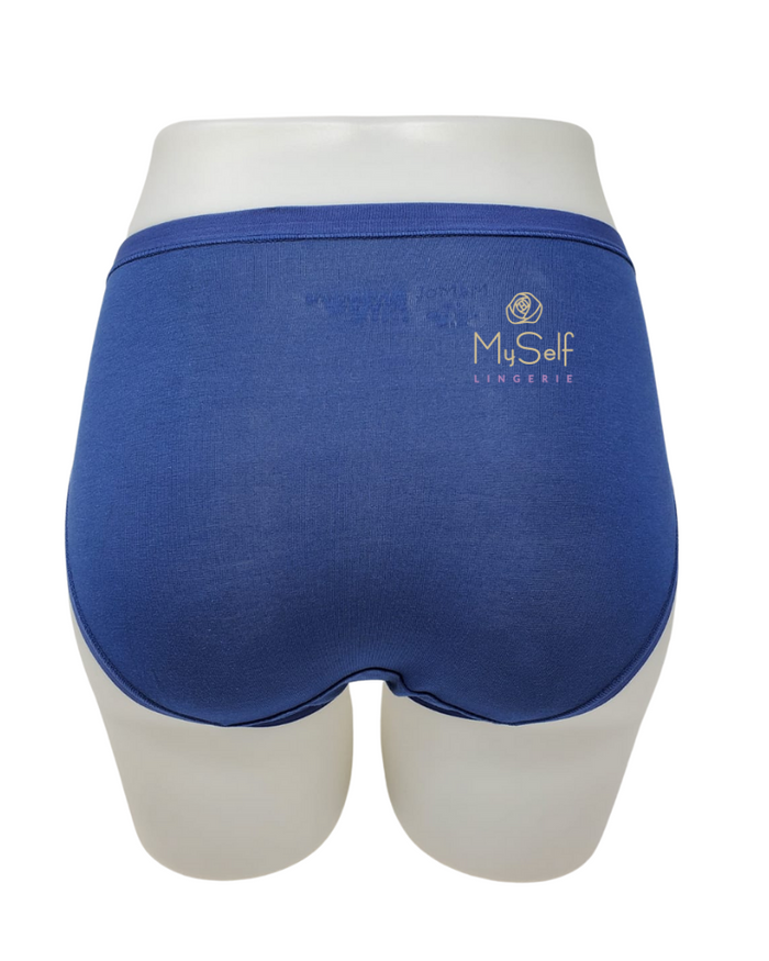 Me Moi MU-1014 3pk Midnight Blue Cotton Hipsters