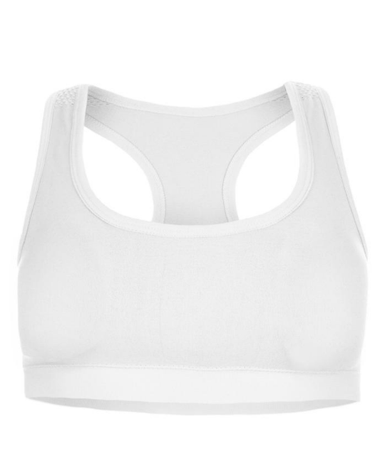 ME MOI MJBS-3000 White Racerback Beginner's Bra 2 Pack myselflingerie.com