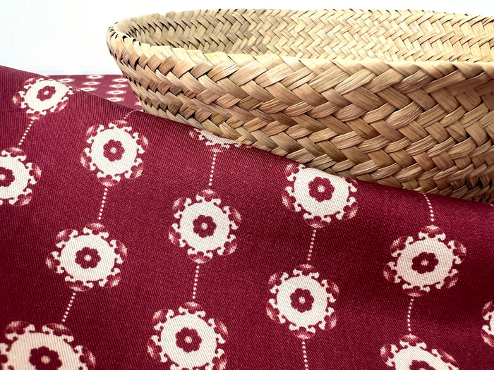 Medalians - Brass Collection - Wool Rayon Print Fabric, Design by Madeline, Madswick Studio 8370 8371 8372 8373 8374 8375