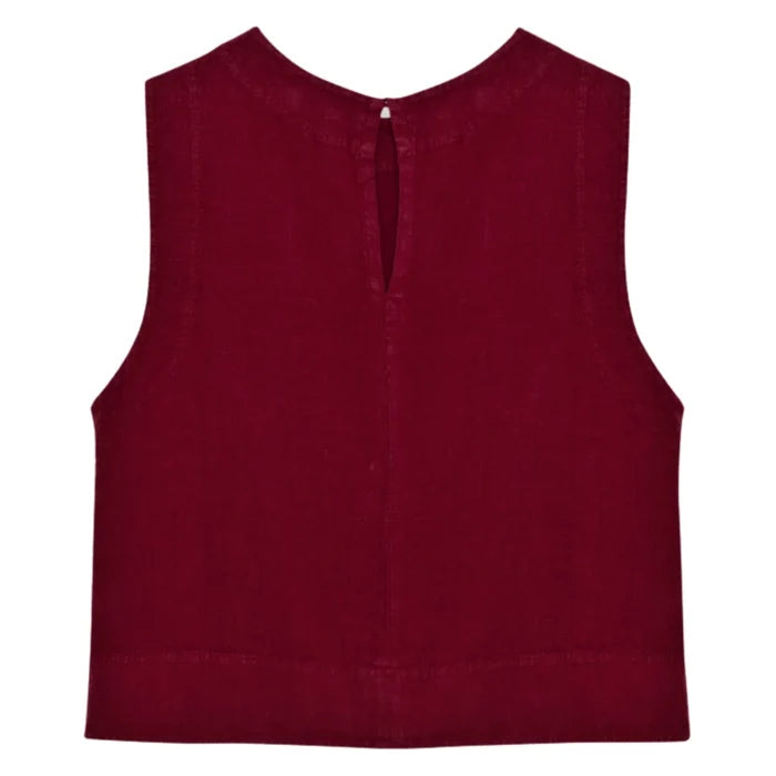 MELISSA TOP in Crimson Wine by The New Society