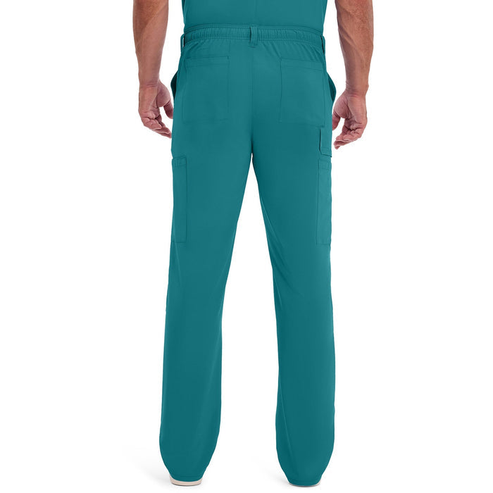 Men's EDS Essentials Natural Rise Drawstring Scrub Pant - Teal Blue - 2