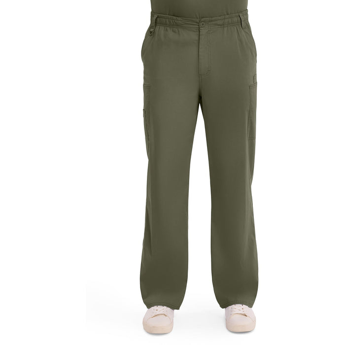 Men's EDS Signature Zip Fly Pull-On Scrub Pant - Olive - 1