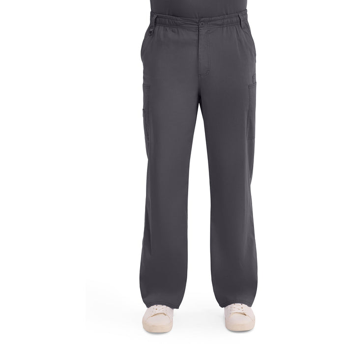 Men's EDS Signature Zip Fly Pull-On Scrub Pant - Pewter - 1