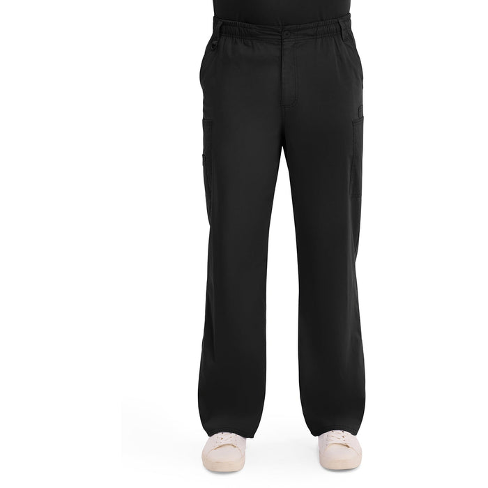 Men's EDS Signature Zip Fly Pull-On Scrub Pant - Black - 1