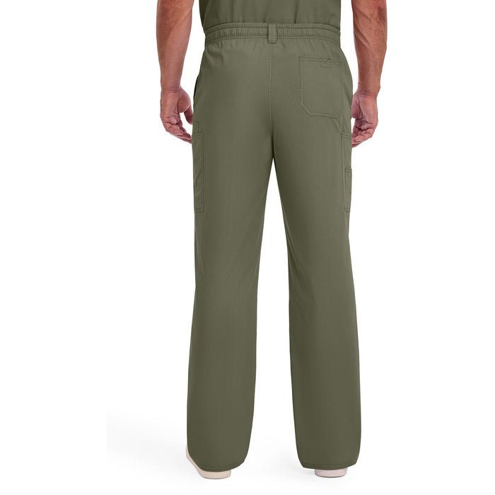 Men's EDS Signature Zip Fly Pull-On Scrub Pant - Olive - 2