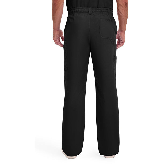 Men's EDS Signature Zip Fly Pull-On Scrub Pant - Black - 2