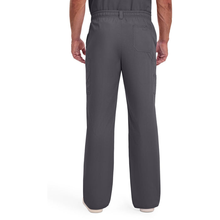 Men's EDS Signature Zip Fly Pull-On Scrub Pant - Pewter - 2