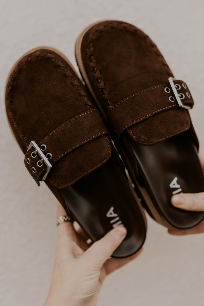 MIA Zaina Clogs- Chocolate