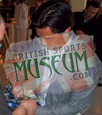 Michael Mols and Ronald de Boer Rangers Legends Hand Signed Photograph 15x19" Framed