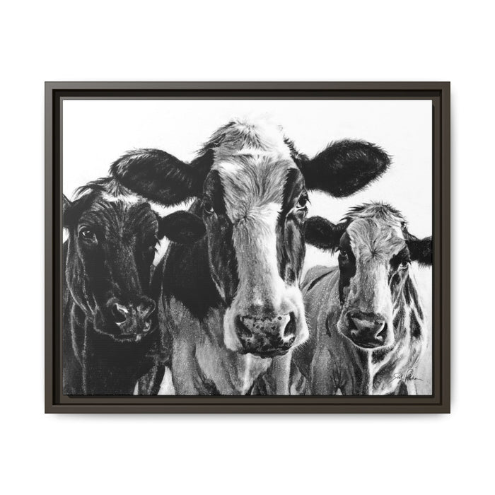 "Milk Maids" Framed Canvas