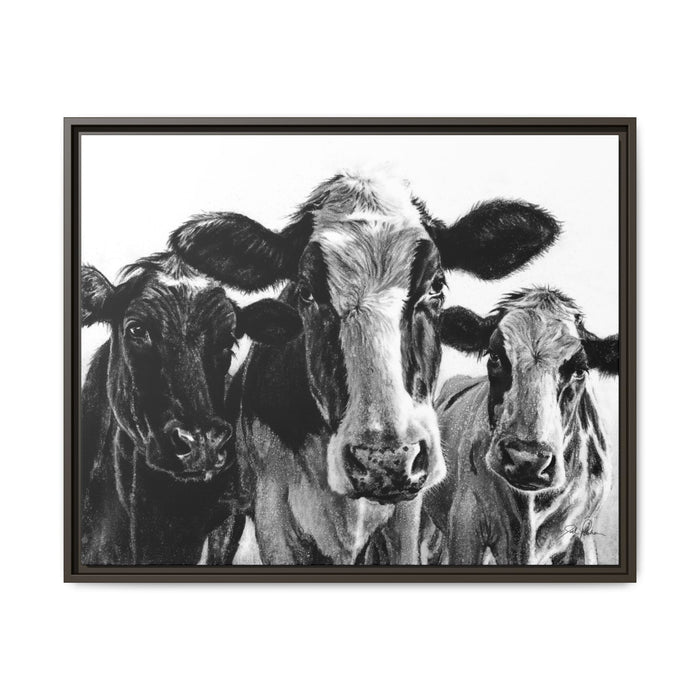 "Milk Maids" Framed Canvas