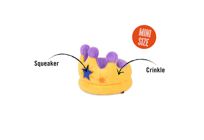 P.L.A.Y. Party Time Collection - Canine Crown Mini Toy with features