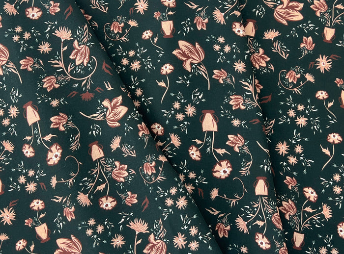 Mirrored Canvas – Linen Rayon Print Fabric, Design by Madeline, Madswick Studio, 8232 8233
