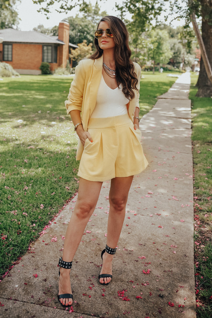 Monte Carlo Set- Shorts Only (YELLOW)