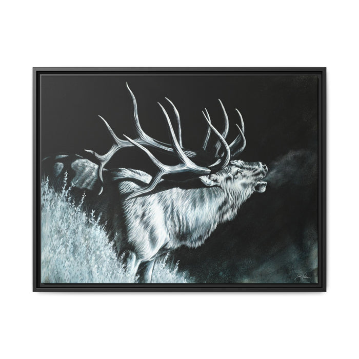 "Moonlit Melody" Framed Canvas