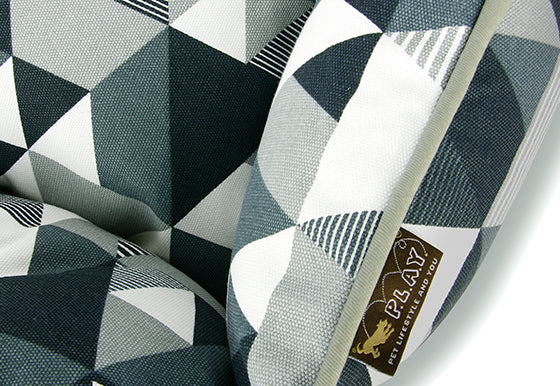 Mosaic Lounge Bed by P.L.A.Y.  in Tuxedo close up