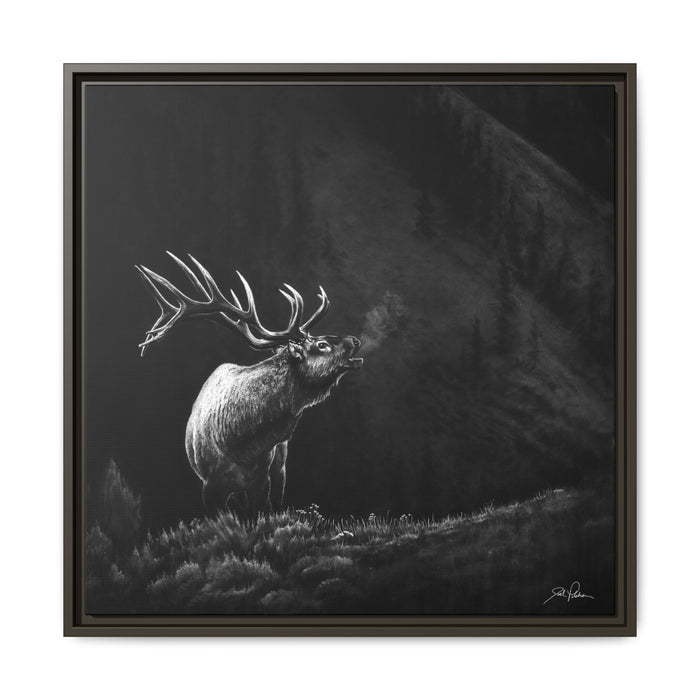 "Mountain Monarch" Framed Canvas