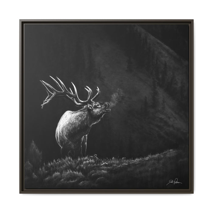 "Mountain Monarch" Framed Canvas