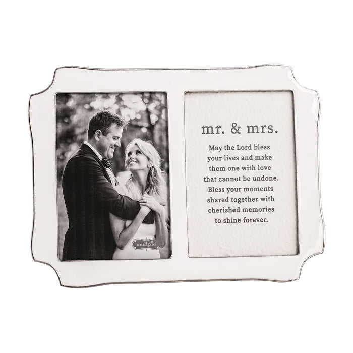 Mr. & Mrs. Double Photo Frame
