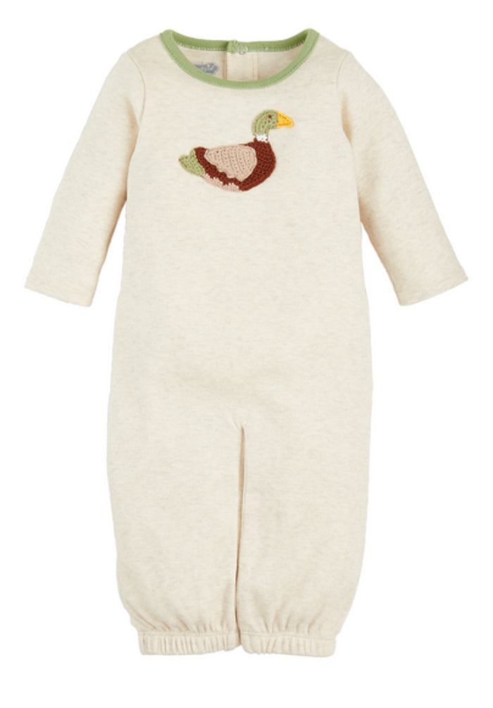 Mudpie Crochet Duck Sleeper Gown