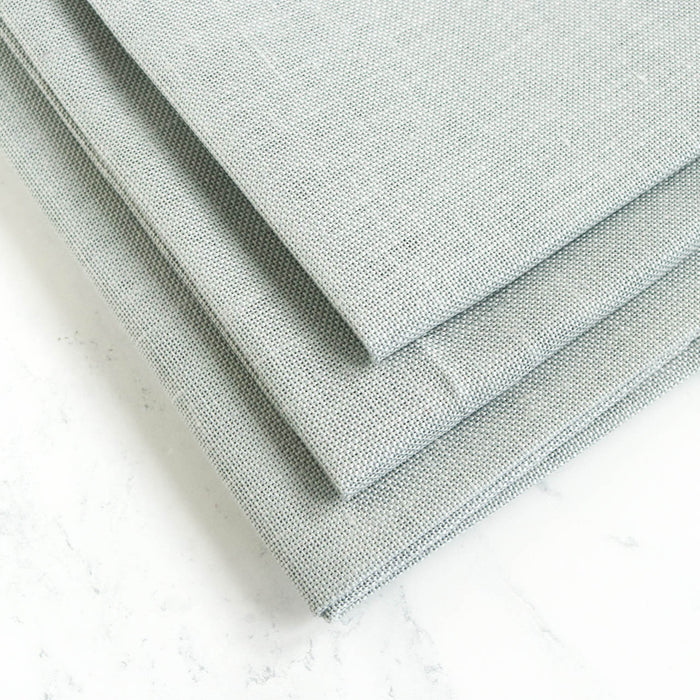 Mystic Gray Linen Fabric - 28 count-Stitched Modern