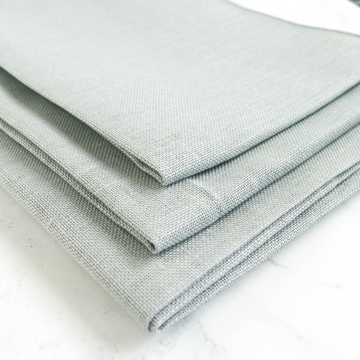 Mystic Gray Linen Fabric - 28 count-Stitched Modern