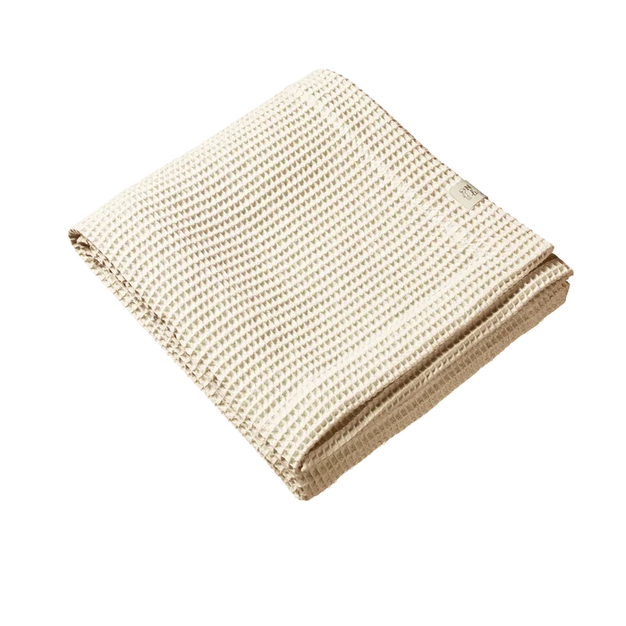 Nature Baby Waffle Blanket Bassinet Natural