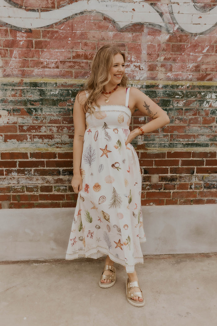 Nautical Midi Dress