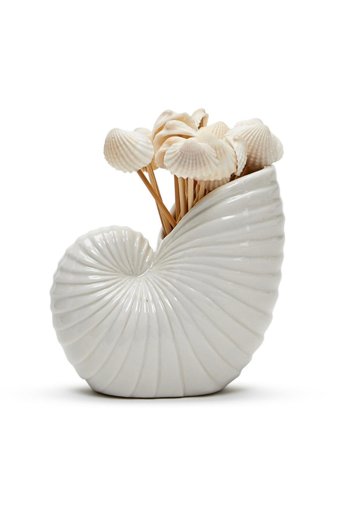 Nautilus Shell with Cocktail Picks - FINAL SALE