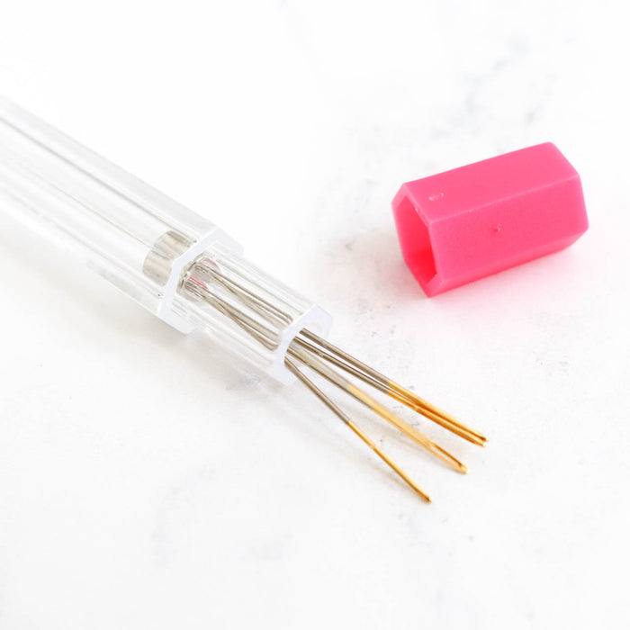 Needle Storage Tubes with Magnet-Stitched Modern
