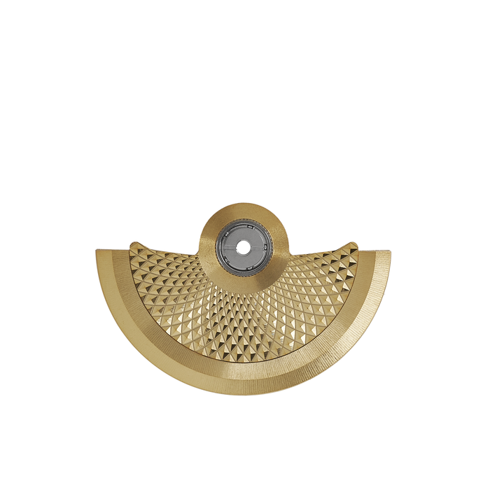 NH Movement Rotor: Clous de Paris Gold Finish