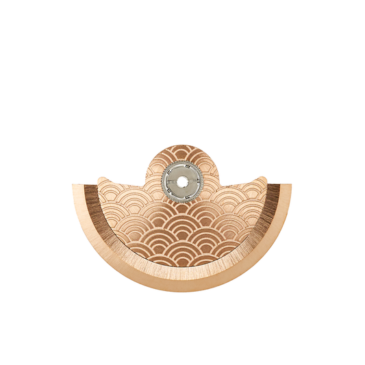 NH Movement Rotor: Great Wave Rose Gold Finish
