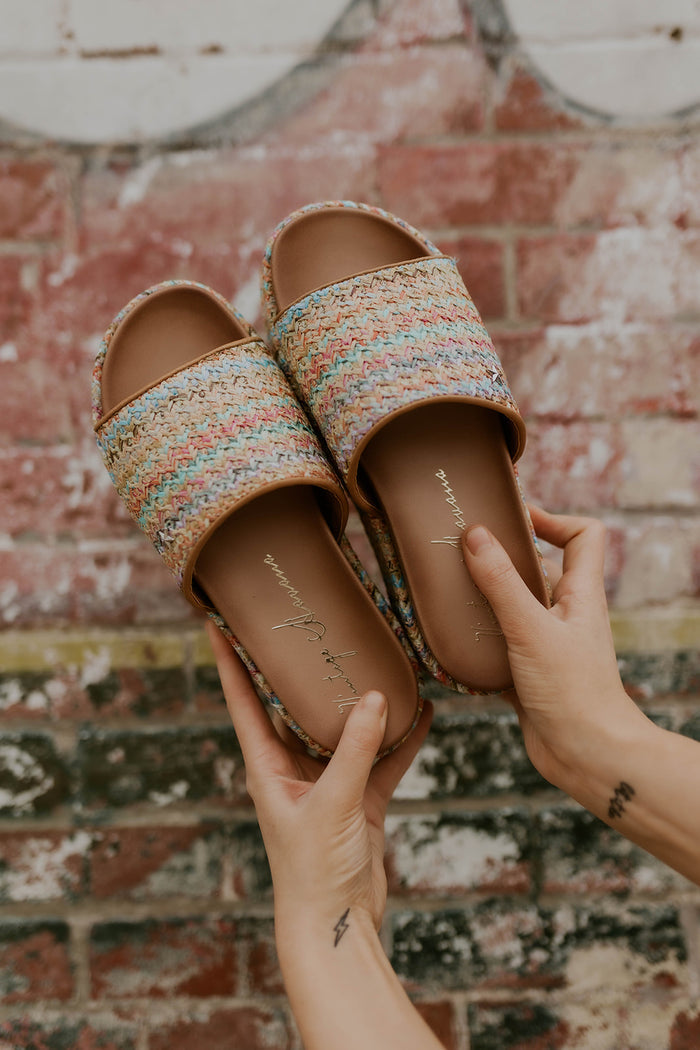 Nina Bright Multi Platform Sandal