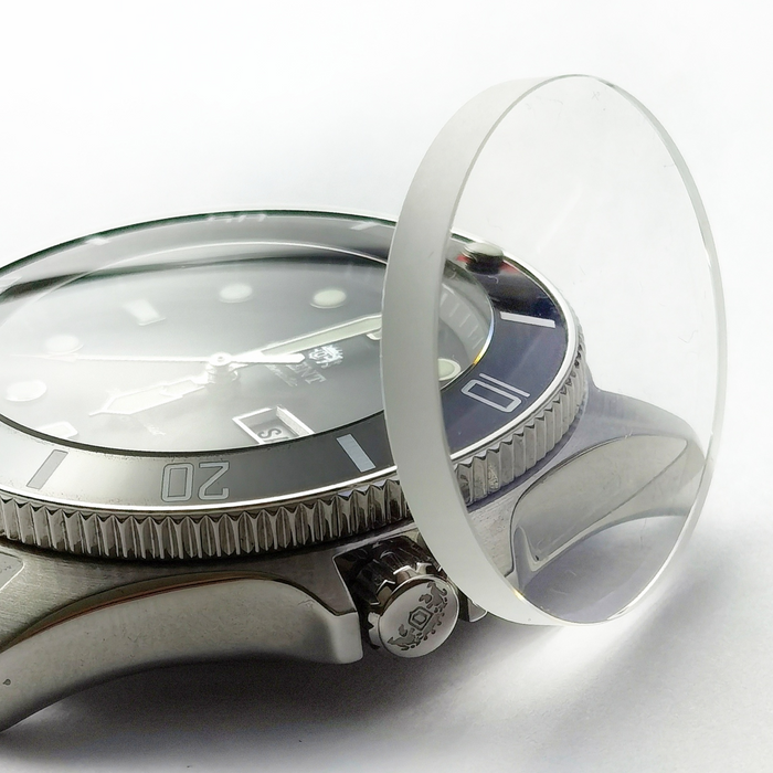 NMK391 - Orient Mako/Ray Domed Sapphire Crystal (No Bevel Edge)