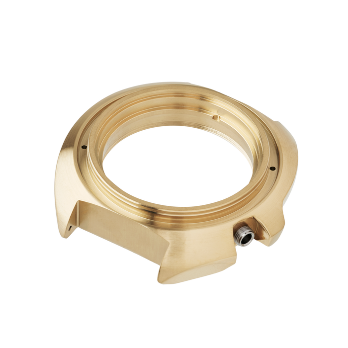 NMK914 Captain Willard 6105 SKX007/SRPD Watch Case: Polished Gold Finish