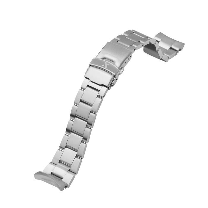 NMK914 Field Oyster Bracelet - Brushed Steel