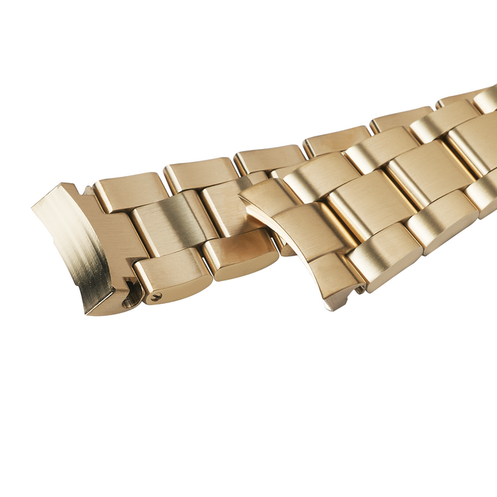 NMK926 Nautilus Watch Bracelet: Oyster Gold Brushed Finish