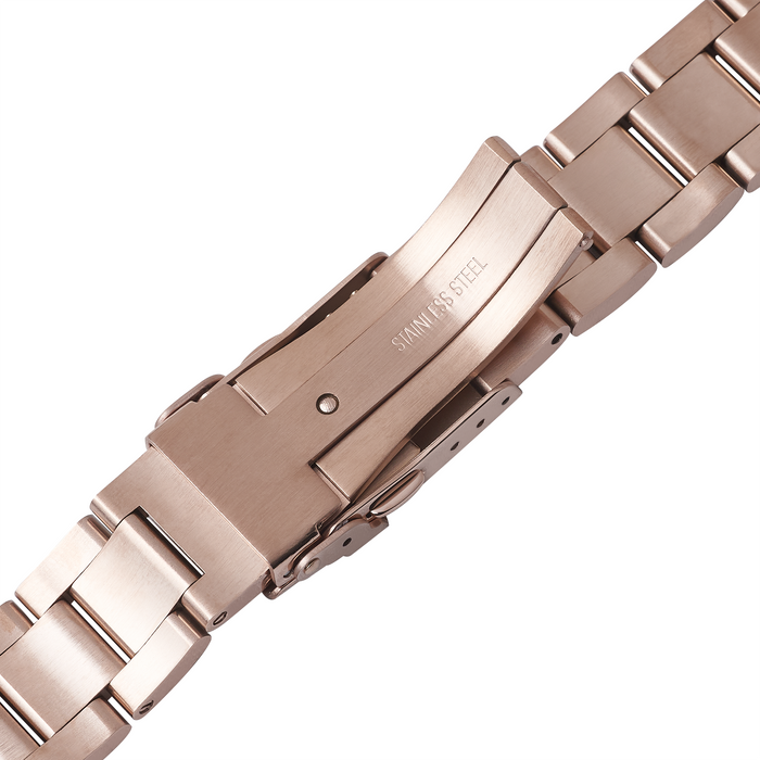 NMK926 Nautilus Watch Bracelet: Oyster Rose Gold Brushed Finish
