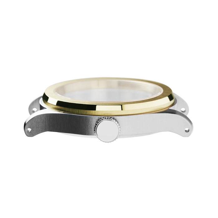 NMK931 Field Watch Case Bundle: Gold/Steel Finish