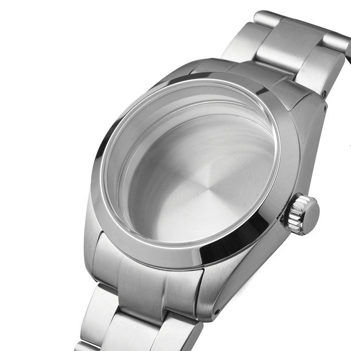 NMK936 36mm Explorer Case Bundle w Oyster Bracelet: Steel Finish