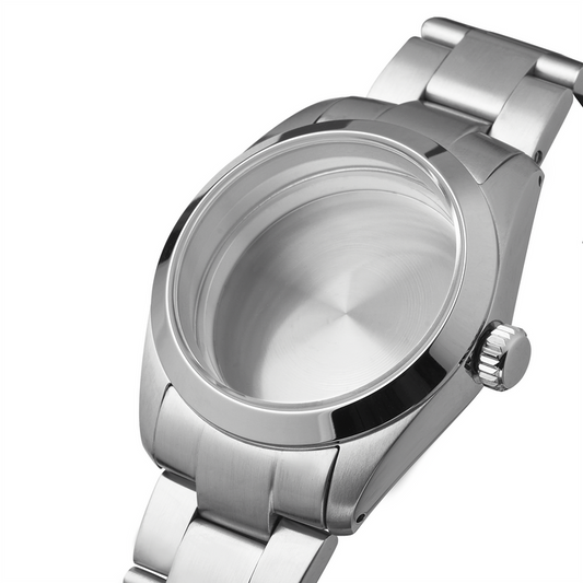 NMK936 36mm Explorer Case Bundle w Oyster Bracelet: Steel Finish
