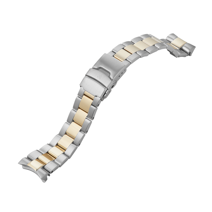 NMK936/937/952 Watch Bracelet: Oyster Two-Tone Gold