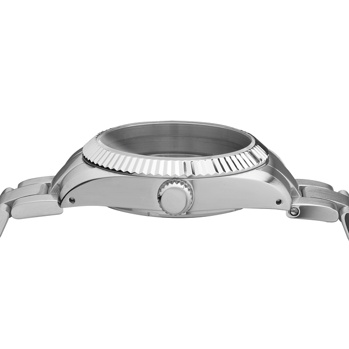NMK937 36mm Dress Case Bundle w Oyster Bracelet: Steel Finish