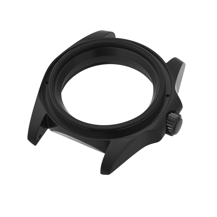 NMK941 GMT Sub SKX007/SRPD Watch Case Mk 2: Black Finish (NH34 Compatible)