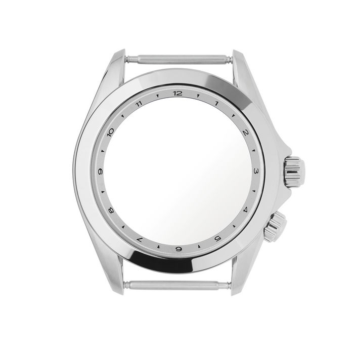Polished Pilot / Dual Time - Silver