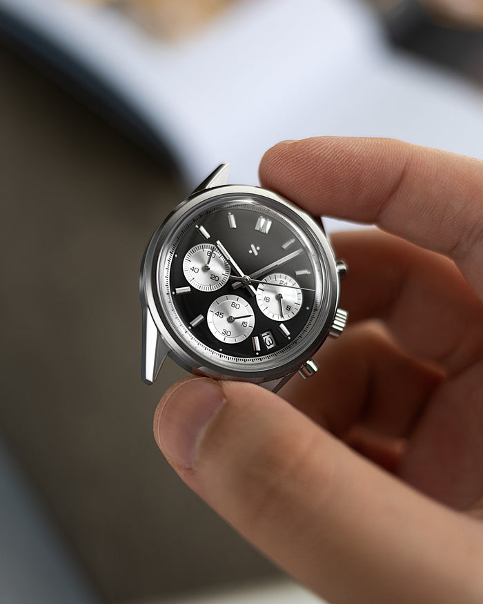 NMK955 VK Chronograph Case: Steel Finish