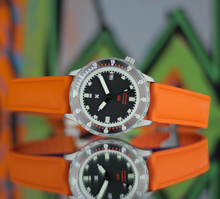 NMK962 SKX007/SRPD N50 Tool Diver Case Bundle: Sandblasted Finish